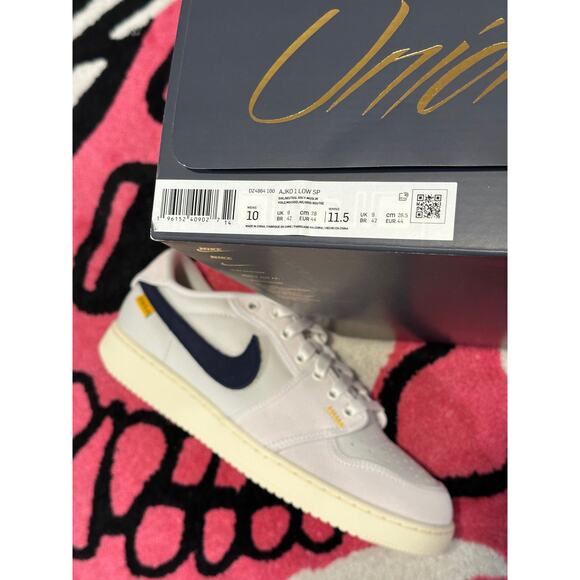 Jordan 1 Retro AJKO Low SP Union Sail Leather - Picture 7 of 9